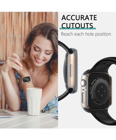 16 Pack COMMUTER Apple Watch SE (2nd Gen) Screen Protector - 2022 New Hard PC Protective Cover with Tempered Glass Film - Fits iWatch SE/6/5/4 40mm - Multiple Colors - Buy Online on SooperMarket.com