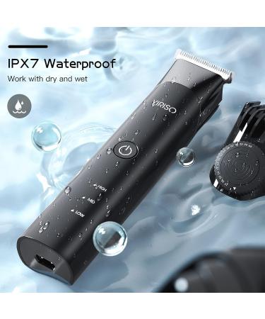 YIRISO Body Hair Trimmer for Men - Electric Ball Shaver with 2 Interchangeable Heads | Waterproof Male Grooming Razor for Pubic Hair and Groin Shaving | Men's Gift - Buy Online on SooperMarket.com