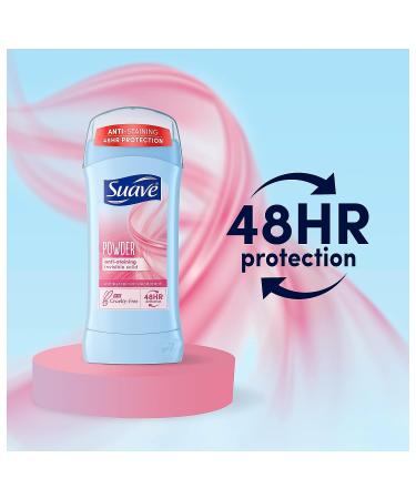 Suave Powder Fresh Antiperspirant Deodorant Stick for Women - 2.6 oz (Pack of 1) - Buy Online on SooperMarket.com