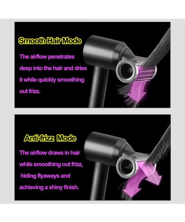 Upgraded Anti-Flight Flyaway Nozzle for Dyson Supersonic Hair Dryer - HD15 HD01 HD02 HD03 HD04 HD08 | 2-in-1 Styling Comb Attachment - Buy Online on SooperMarket.com