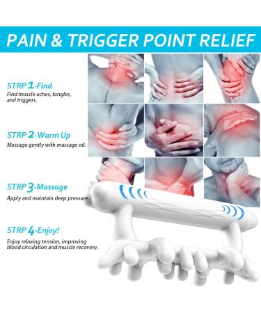 Fascia Massager for Deep Tissue Relief | Manual Trigger Point Massage Device for Neck Shoulders & Calves - Buy Online on SooperMarket.com