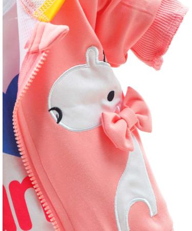 Yao Baby Girls 3 Piece Set - T-Shirt, Vest, Pants - Light Pink (2-3 Years) - Buy Online on SooperMarket.com