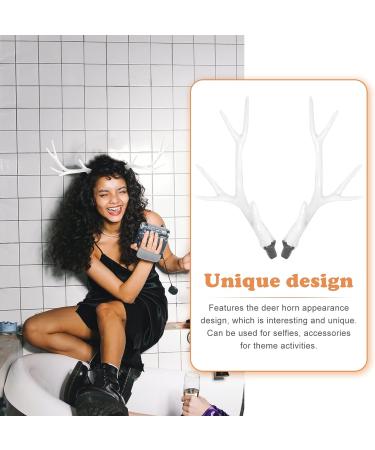 Bestoyard Deer Antler Headband - Halloween Reindeer Horn Headpiece for Women/Girl Cosplay - Buy Online on SooperMarket.com