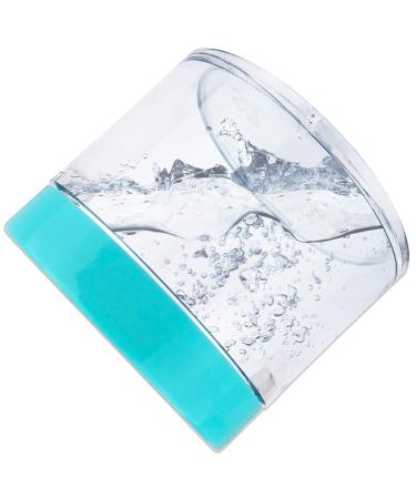 Beauticom 60ml Thick Wall Clear Acrylic Jars - 6 Leak Proof Containers with Teal Lids for Makeup Creams & Cosmetics | International Shipping Available - Buy Online on SooperMarket.com