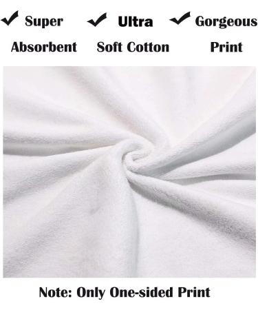 Wamika Beach Seashell Starfish Hand Towels - Ultra Soft Absorbent Bathroom Towel for Home & Gym - 16x30 - Buy Online on SooperMarket.com