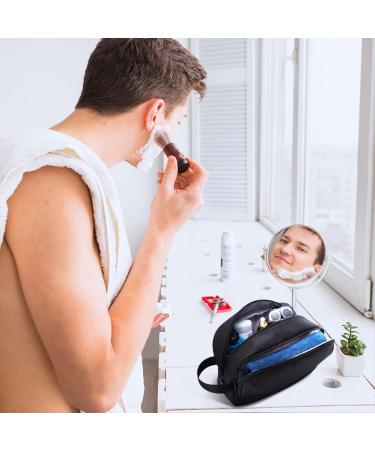 BAGSMART Men's Travel Toiletry Organizer - Water Resistant Hanging Dopp Kit/Shaving Bag - Black-Medium - Buy Online on SooperMarket.com