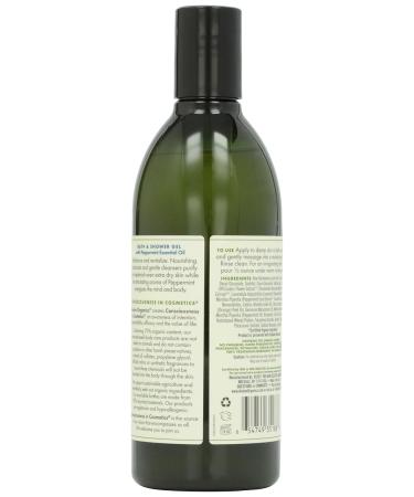 Avalon Organic Botanicals Mint Bath & Shower Gel - 12 oz | Natural Skincare for Refreshing Cleansing - Buy Online on SooperMarket.com