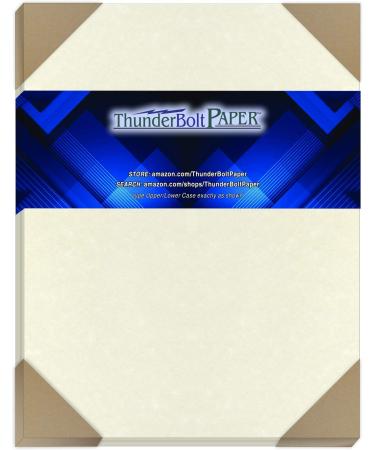 150 Soft White Parchment 60 Text ( 24 Bond) Paper Sheets - 8.5 X 11 Inches Standard Letter|Flyer Size Size - 60 Pound is Not Card Weight - Vintage Colored Old Parchment Semblance