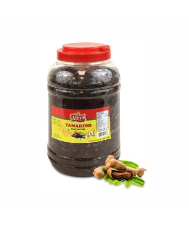 Apna Tamarind Concentrate 5 kg (1 lb) Tamarind Cooking Paste PET Jar Gluten Free Non-GMO No Sugar Added
