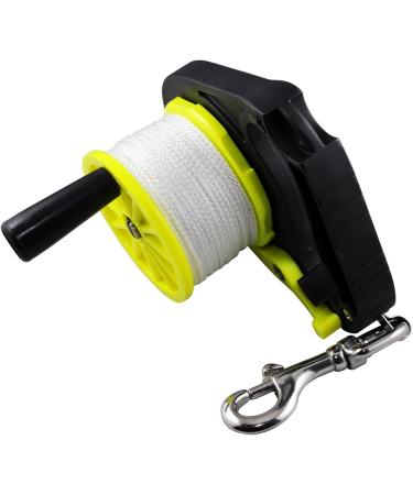 Typhoon Scuba Diving Cave Tec Wreck Reel - 150ft Braided Nylon Line - Buy Online on SooperMarket.com
