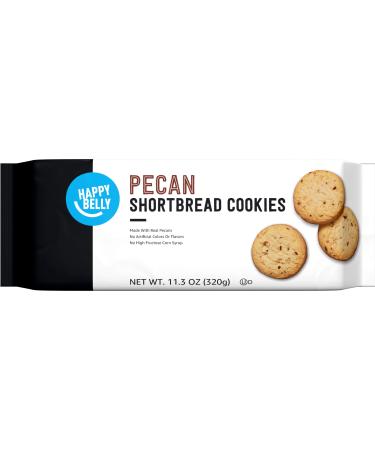 Amazon Brand - Happy Belly Pecan Shortbread, 11.3 Ounce