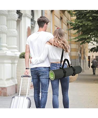 WISDING Yoga Mat Strap - Portable Sling for Yoga Mat, Picnic Blanket, Festivals, Camping | Adjustable Shoulder Strap & Handle for Pilates & Motorcycling - Buy Online on SooperMarket.com