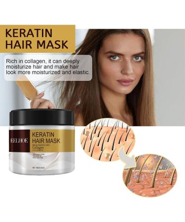 Collagen Hair Treatment Collagen Hair Mask Conditioning Argan Oil Collagen Hair Mask Essence Nourishing Magical Treatment Deep Repair Conditioner Hair Masks Conditioning Argan Oil Hair Mask 100g - Buy Online on SooperMarket.com