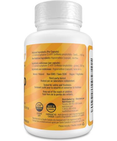 5-HTP by Nutritionn - Promotes Healthy Mood Balance - 200 mg Serving 100 mg Capsules - Premium Natural Supplement - Buy Online on SooperMarket.com