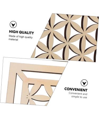 Cabilock 1pc Wooden Wall Hangings Sacred Geometry Home Decor Of Life Wall Art Geometric Wall during As Shown1 - Buy Online on SooperMarket.com