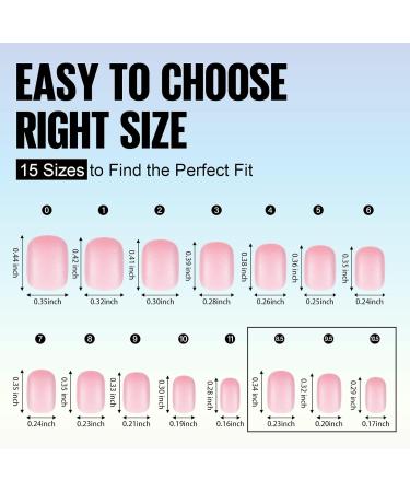TOMICCA Extra Short Oval Nail Tips 180PCS Pink Soft Gel Nails - 3 in 1 Base Coat Coverage - Matte Full Coverage Nail Tips for Nail Art Extensions - Buy Online on SooperMarket.com