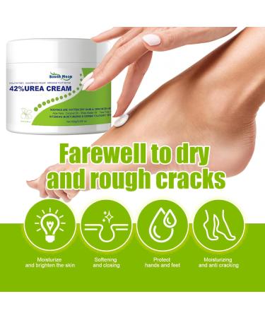 Urea 42% Foot Cream Cracked Heel Repair Cream For Feet and Hand Callus Remover For Dry And Hard Skin Hydrating Foot Moisterizer Nourishes Soften for Feet Knees Hand 100g - Buy Online on SooperMarket.com