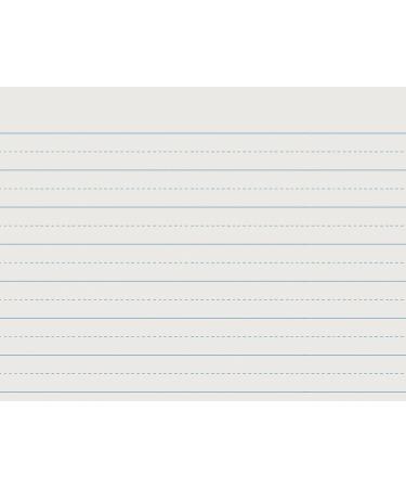 Pacon Alternate Dotted Ruled Newsprint, 11"X8 1/2", 500 Sheets, White