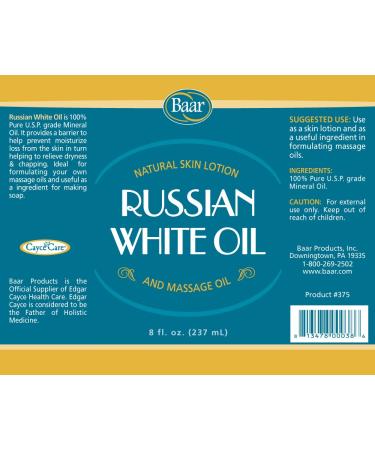 Buy Baar Russian White Oil - Premium Quality & Fast International Shipping - Buy Online on SooperMarket.com