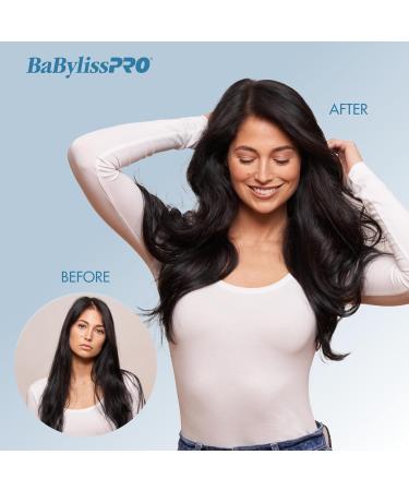 BaBylissPRO Nano Titanium Oval Ionic Hot Air Styler Blow out Hair Dryer Brush with Boar and Nylon Bristles 2.5 inch (64mm) - Buy Online on SooperMarket.com