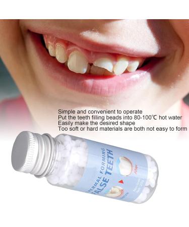 Temporary Tooth Repair Kit - 20g Thermal Filling Beads for Quick Fix of Broken Teeth | International Shipping - Buy Online on SooperMarket.com