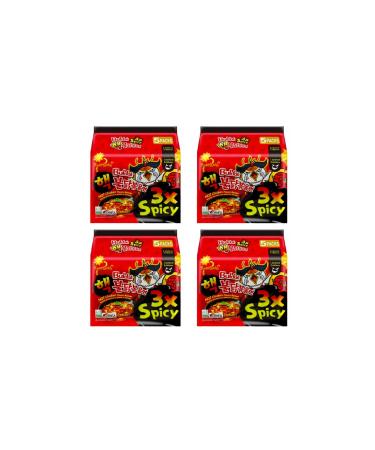 Samyang Buldak Hot Chicken Ramen 3x Spicy Flavour 140g Halal (Pack of 20) by CNMART