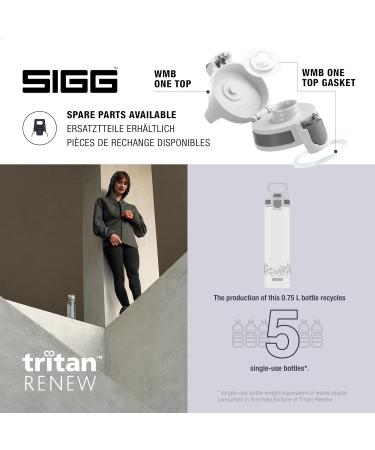 SIGG Tritan Renew 0.5L/0.75L/1.5L Drinking Bottle - Carbonated Drinks Dishwasher Safe Leak-Proof Scratch-Resistant BPA-Free - Total Clear Anthracite - Buy Online on SooperMarket.com