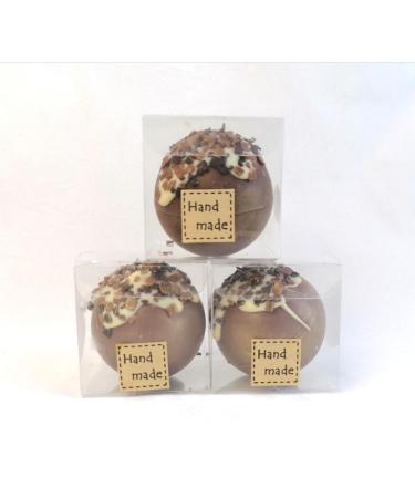 Hot Chocolate Bombs with Marshmallow Handmade Individually wrapped set of 3