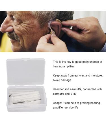Hearing Aid Hoses & Amplifiers | HDO Model Otoplasty Molded Tubes & Cleaning Brush | Transparent Replacement Listening Tube - Buy Online on SooperMarket.com