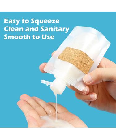 Shop TailaiMei 12-Piece TSA Approved Travel Pouches for Toiletries - Portable & Refillable Shampoo/Conditioner/Lotion Bags (1.7 & 3.4 oz) - Perfect for International Travel - Buy Online on SooperMarket.com