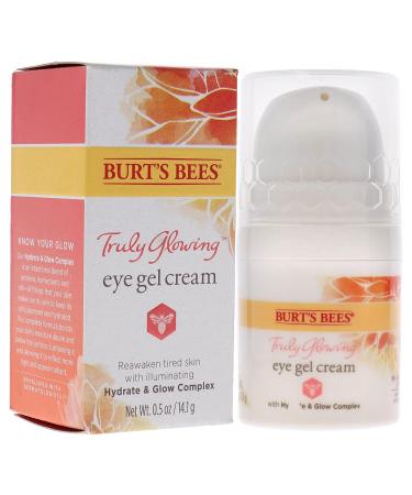 Burt's Bees Truly Glowing Eye Gel Cream 0.5 oz - Unisex | White - Buy Online on SooperMarket.com