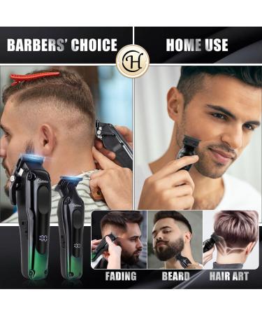 Buy Hatteker Professional Hair Clippers for Men | Cordless Clippers & Trimmers Set | Rechargeable Beard Trimmer - International Shipping Available - Buy Online on SooperMarket.com