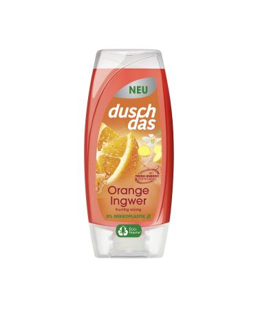 Duschda's shower gel orange ginger shower bath with Fresh-Energy fragrance formula ensures a refreshing start in the day 225 ml 1 piece of orange ginger 225 ml (1 Pack)
