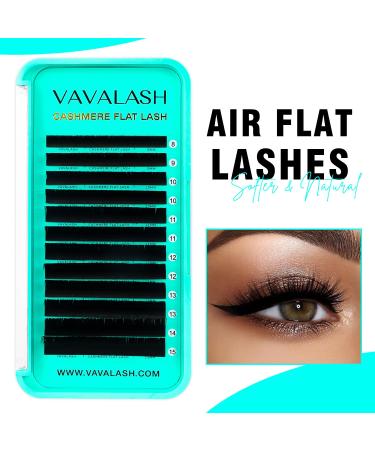 VAVALASH Cashmere Faux Mink Eye Lashes - Lightweight Classic Lash Extensions 0.15 0.2mm C D Curl | Professional Salon Use | Matte Split Tip | 6-17mm - Buy Online on SooperMarket.com