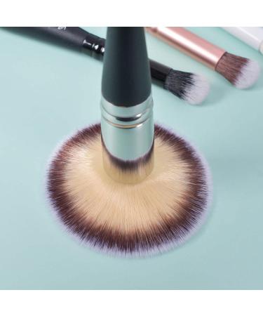 Foundation & Concealer Brush - Dual-Ended Makeup Applicator for Flawless Finish - Cruelty-Free Black Brush for Liquid Cream & Powder - Buy Online on SooperMarket.com