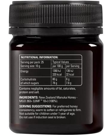 Comvita Unpasteurised Manuka Honey from New Zealand (UMF 10+ MGO 263+) - 250g - Buy Online on SooperMarket.com