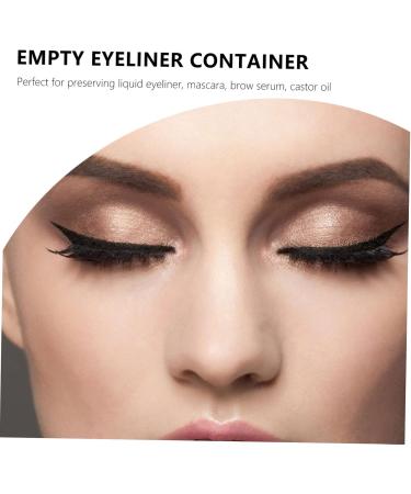 MUSISALY 5pcs Eyeliner Empty Pipe Delineador Mini Lip Gloss Tubes Tweezer Cosmetic Bottle Gel Plastic Golden - Buy Online on SooperMarket.com