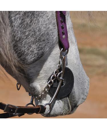Cashel Bit Cheek Guards - Black (1 Pair) | Protect Your Horse's Mouth - Buy Online on SooperMarket.com