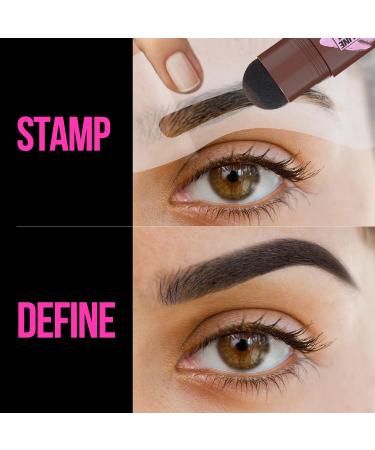 iMethod Eyebrow Stamp & Stencil Kit - Long-lasting Brown Eyebrow Shaping Tool - Buy Online on SooperMarket.com