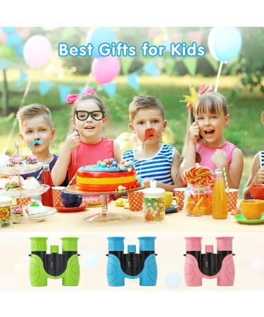 Kids Binoculars 8x21 High-Resolution for Boys & Girls | Compact Binoculars for Bird Watching, Camping, Hiking | Ideal Gifts for 3-12 Year Olds | Blue - Buy Online on SooperMarket.com