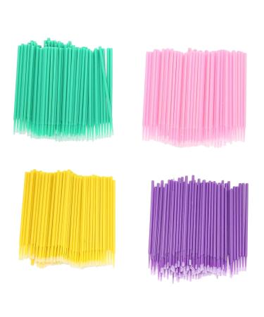 Zetiling 400pcs Bendable Micro Applicator Brushes - Sanitary Makeup Wands for Precision Application - Buy Online on SooperMarket.com