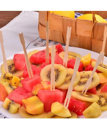 JSGHGDF 100Pcs Wooden Fruit Fork Pick Dessert Forks Tableware - Buy Online on SooperMarket.com