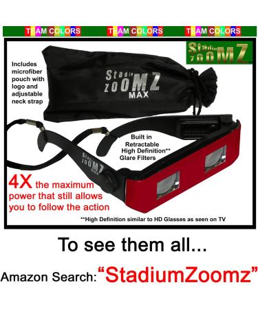 Opera Glasses 4X - Burgundy | Compact Telescope Zoom Lenses for Theater Concerts & Boating - Buy Online on SooperMarket.com