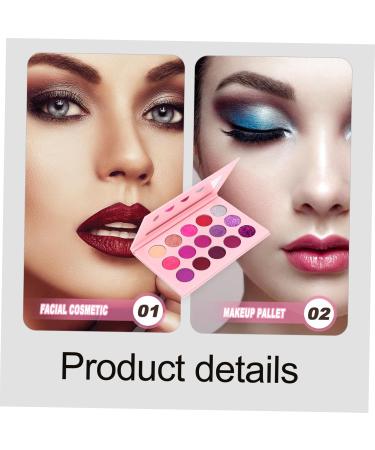 Mikinona 15 Colorful Eyeshadow Glitter Eyeshadow Woman Eyeshadow Compact Makeup Palette Purple - Buy Online on SooperMarket.com
