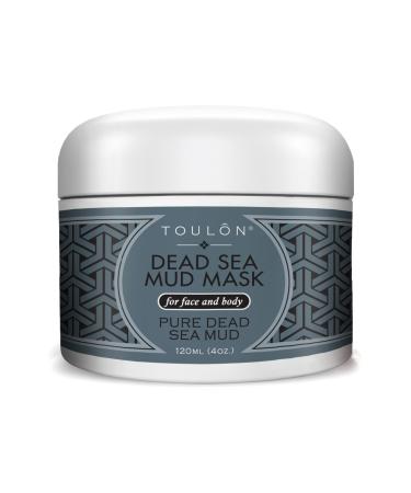 TOULON Best Mud Mask - Dead Sea Face Mask Exfoliating Facial Mask with Minerals Blackhead Remover Acne Treatment. Sensitive Scrub. Black Mud for Men Women and Kids