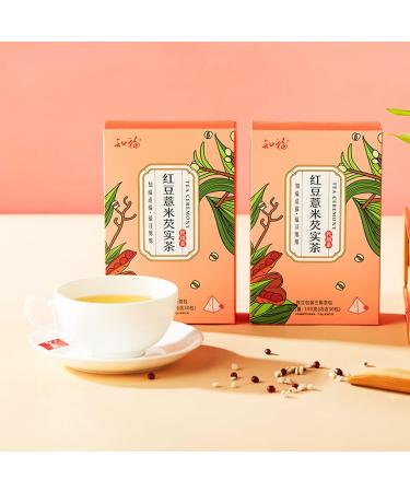 Kadimendium 30 Count Red Bean Dampness Removing Tea Red Bean Pearl Barley Gorgon Fruit Tea Bags Independent Herbal Tea Sampler - Buy Online on SooperMarket.com