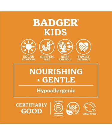 Badger Kids Natural Mineral Sunscreen Face Stick SPF 35 - Tangerine & Vanilla, 0.65 oz - Buy Online on SooperMarket.com