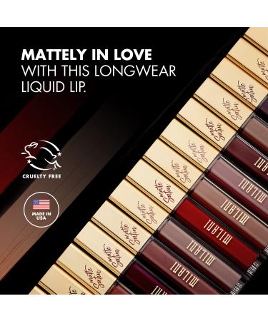 Milani Amore Matte Lip Cr me - Gorgeous (0.22 Fl. Oz.) | Cruelty-Free Matte Lip Gloss - Buy Online on SooperMarket.com