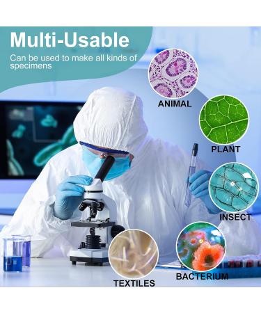 Unifrog Microscope Slides and Covers - 50 Blank Glass Slides, 100 Coverslips - for Microscopy Experiments | Suitable for Most Microscopes - Buy Online on SooperMarket.com