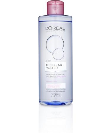 L'Oreal Paris Micellar Water Makeup Remover 400ml - Normal to Dry Skin - Buy Online on SooperMarket.com